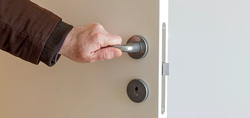 Restroom Locks Privacy Bolt Installation in Lodi, California